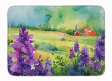 Load image into Gallery viewer, New Jersey Violet in Watercolor Memory Foam Kitchen Mat