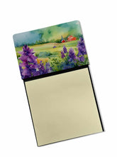 Load image into Gallery viewer, New Jersey Violet in Watercolor Sticky Note Holder- Refiilable Desk Accessory Note Pad