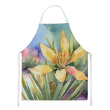 Load image into Gallery viewer, New Mexico Yucca Flower in Watercolor Apron – Artist-Designed Kitchen, BBQ &amp; Craft Apron