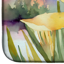 Load image into Gallery viewer, New Mexico Yucca Flower in Watercolor Dish Drying Mat
