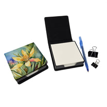 Load image into Gallery viewer, New Mexico Yucca Flower in Watercolor PU Leather Note Paper Holder