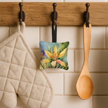 Load image into Gallery viewer, New Mexico Yucca Flower in Watercolor Hanging Square Fabric Ornament 3.5 × 3.5