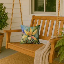 Load image into Gallery viewer, New Mexico Yucca Flower in Watercolor Throw Pillow