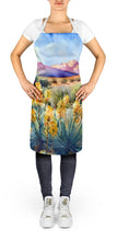 Load image into Gallery viewer, New Mexico Yucca Flower in Watercolor Apron – Artist-Designed Kitchen, BBQ &amp; Craft Apron