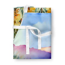 Load image into Gallery viewer, New Mexico Yucca Flower in Watercolor Apron – Artist-Designed Kitchen, BBQ &amp; Craft Apron