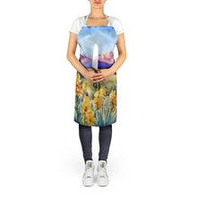 Load image into Gallery viewer, New Mexico Yucca Flower in Watercolor Apron – Artist-Designed Kitchen, BBQ &amp; Craft Apron