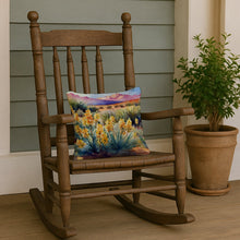 Load image into Gallery viewer, New Mexico Yucca Flower in Watercolor Throw Pillow