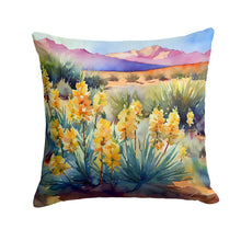 Load image into Gallery viewer, New Mexico Yucca Flower in Watercolor Throw Pillow