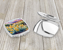 Load image into Gallery viewer, New Mexico Yucca Flower in Watercolor Compact Mirror