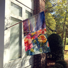 Load image into Gallery viewer, New York Roses in Watercolor House Flag