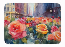 Load image into Gallery viewer, New York Roses in Watercolor Memory Foam Kitchen Mat