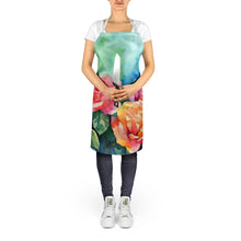 Load image into Gallery viewer, New York Roses in Watercolor Apron – Artist-Designed Kitchen, BBQ &amp; Craft Apron