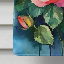 Load image into Gallery viewer, New York Roses in Watercolor House Flag