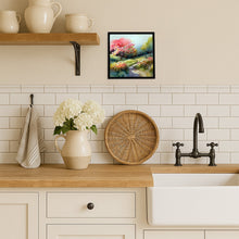 Load image into Gallery viewer, North Carolina Dogwoods in Watercolor Framed Metal Print