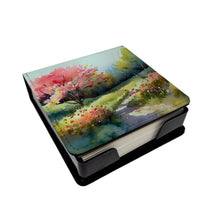 Load image into Gallery viewer, North Carolina Dogwoods in Watercolor PU Leather Note Paper Holder