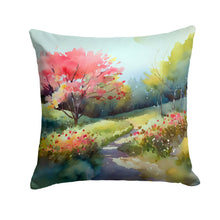 Load image into Gallery viewer, North Carolina Dogwoods in Watercolor Throw Pillow