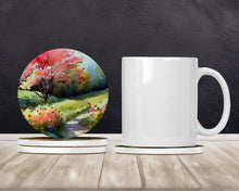 Load image into Gallery viewer, North Carolina Dogwoods in Watercolor Large Sandstone Coasters Pack of 4