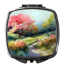 Load image into Gallery viewer, North Carolina Dogwoods in Watercolor Compact Mirror
