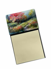 Load image into Gallery viewer, North Carolina Dogwoods in Watercolor Sticky Note Holder- Refiilable Desk Accessory Note Pad