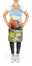 Load image into Gallery viewer, North Carolina Dogwoods in Watercolor Apron – Artist-Designed Kitchen, BBQ &amp; Craft Apron