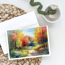 Load image into Gallery viewer, North Carolina Dogwoods in Watercolor Greeting Cards -  Blank Note Cards – 8-Pack of Artist-Designed Cards with Envelopes
