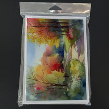 Load image into Gallery viewer, North Carolina Dogwoods in Watercolor Greeting Cards -  Blank Note Cards – 8-Pack of Artist-Designed Cards with Envelopes