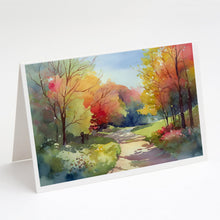 Load image into Gallery viewer, North Carolina Dogwoods in Watercolor Greeting Cards -  Blank Note Cards – 8-Pack of Artist-Designed Cards with Envelopes
