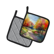Load image into Gallery viewer, North Carolina Dogwoods in Watercolor Pair of Pot Holders