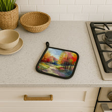 Load image into Gallery viewer, North Carolina Dogwoods in Watercolor Pair of Pot Holders