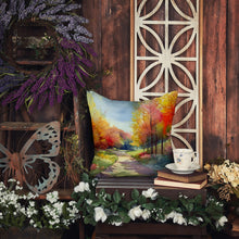 Load image into Gallery viewer, North Carolina Dogwoods in Watercolor Throw Pillow