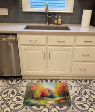 Load image into Gallery viewer, North Carolina Dogwoods in Watercolor Memory Foam Kitchen Mat