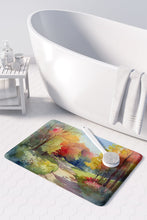 Load image into Gallery viewer, North Carolina Dogwoods in Watercolor Memory Foam Kitchen Mat