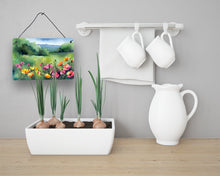 Load image into Gallery viewer, North Dakota Wild Prairie Roses in Watercolor Wall or Door Hanging Prints