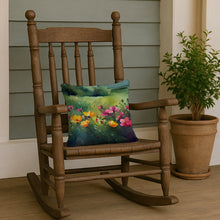 Load image into Gallery viewer, North Dakota Wild Prairie Roses in Watercolor Throw Pillow