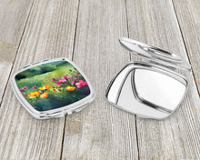 Load image into Gallery viewer, North Dakota Wild Prairie Roses in Watercolor Compact Mirror