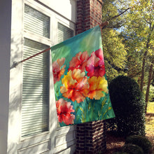 Load image into Gallery viewer, Ohio Scarlet Carnations in Watercolor House Flag