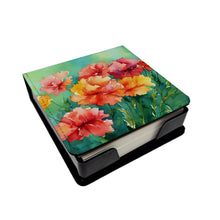 Load image into Gallery viewer, Ohio Scarlet Carnations in Watercolor PU Leather Note Paper Holder