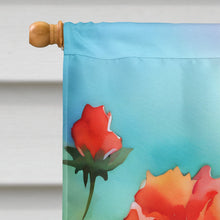 Load image into Gallery viewer, Ohio Scarlet Carnations in Watercolor House Flag