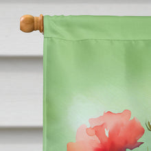 Load image into Gallery viewer, Ohio Scarlet Carnations in Watercolor House Flag