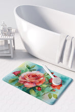 Load image into Gallery viewer, Oklahoma Roses in Watercolor Memory Foam Kitchen Mat