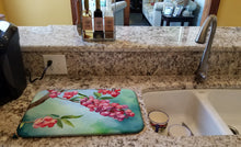 Load image into Gallery viewer, Pennsylvania Mountain Laurels in Watercolor Dish Drying Mat