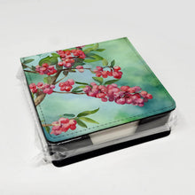 Load image into Gallery viewer, Pennsylvania Mountain Laurels in Watercolor PU Leather Note Paper Holder