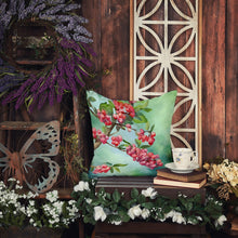 Load image into Gallery viewer, Pennsylvania Mountain Laurels in Watercolor Throw Pillow