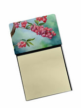 Load image into Gallery viewer, Pennsylvania Mountain Laurels in Watercolor Sticky Note Holder- Refiilable Desk Accessory Note Pad