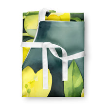 Load image into Gallery viewer, South Carolina Yellow Jessamine in Watercolor Apron – Artist-Designed Kitchen, BBQ &amp; Craft Apron