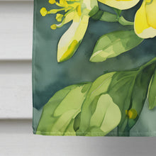 Load image into Gallery viewer, South Carolina Yellow Jessamine in Watercolor House Flag