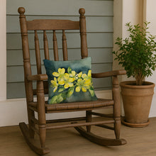 Load image into Gallery viewer, South Carolina Yellow Jessamine in Watercolor Throw Pillow