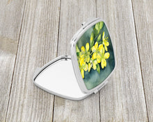 Load image into Gallery viewer, South Carolina Yellow Jessamine in Watercolor Compact Mirror