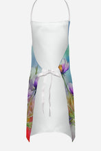 Load image into Gallery viewer, South Dakota Pasque Flowers in Watercolor Apron – Artist-Designed Kitchen, BBQ &amp; Craft Apron