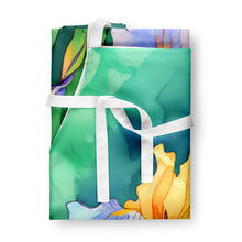 Load image into Gallery viewer, Tennessee Iris in Watercolor Apron – Artist-Designed Kitchen, BBQ &amp; Craft Apron